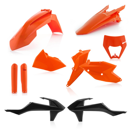 Kit plastiques complet - Origine - ACERBIS KTM 125/250/300 EXC 2017-2018 250/350/450/500/520/525 EXCF 2017-2018