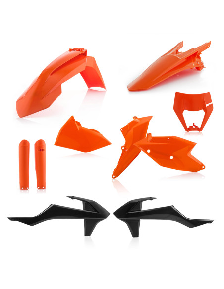 Kit plastiques complet - Origine 2018 - ACERBIS KTM 125/250/300 EXC 2017-2018 250/350/450/500/520/525 EXCF 2017-2018