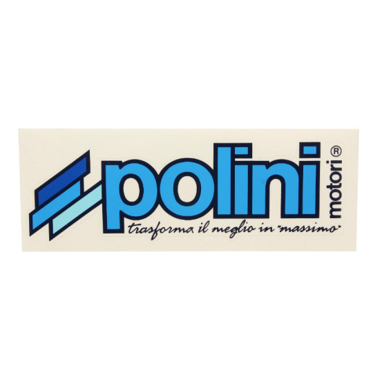 Autocollant POLINI Blue Line (16x6cm)