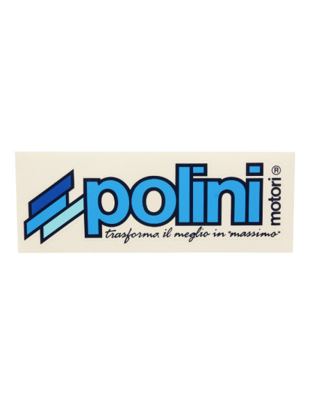 Autocollant POLINI Blue Line (16x6cm)