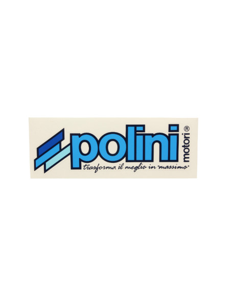 Autocollant POLINI Blue Line (16x4cm)