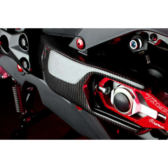 Protection Bras Oscillant LIGHTECH Yamaha 530 T-Max 2012-2016 Carbone Brillant