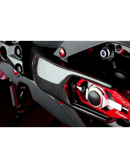 Protection Bras Oscillant LIGHTECH Yamaha 530 T-Max 2012-2016 Carbone Brillant