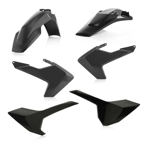 Kit plastiques - Noir - ACERBIS Husqvarna 250/350/450/501 FE 2017-2018 125/250/300 TE 2017-2018