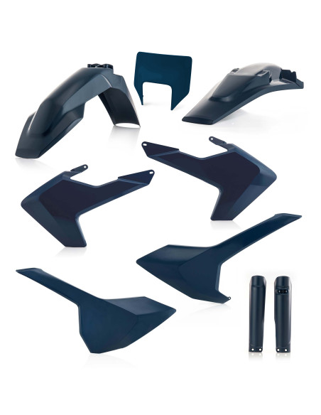 Kit plastiques complet - Bleu - ACERBIS Husqvarna 250/350/450/501 FE 2017-2018 125/250/300 TE 2017-2018