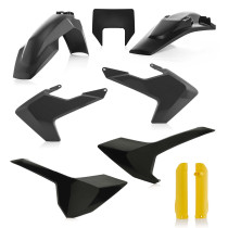 Kit plastiques complet - Noir - ACERBIS Husqvarna 250/350/450/501 FE 2017-2018 125/250/300 TE 2017-2018