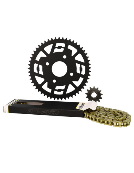 Kit chaine acier 13x53 DOPPLER MBK X-Power / Yamaha TZR