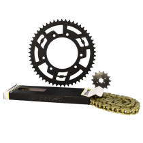 Kit chaine acier 14x53 DOPPLER Derbi Senda DRD / Racing / Gilera RCR