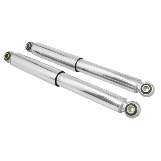 Amortisseur adaptable cyclomoteur Peugeot 103 MVL Chromé (entraxe 320 mm)