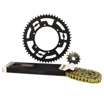 Kit chaine acier 14x53 DOPPLER Derbi Senda SM DRD / GPR Nude / Aprilia RS4