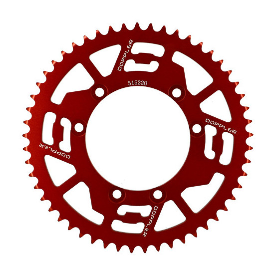 Couronne aluminium 420 53 dents DOPPLER Fantic/Beta RR Rouge