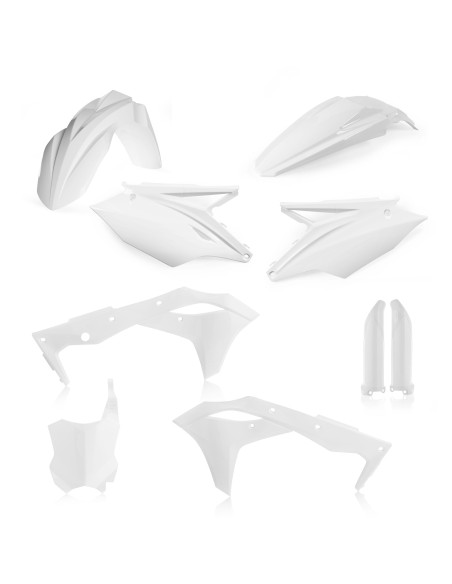 Kit plastiques complet - Blanc - ACERBIS Kawasaki 250 KXF 2017