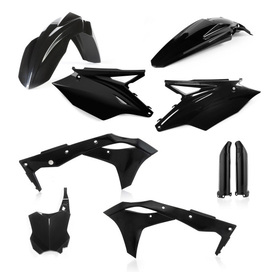 Kit plastiques complet - Noir - ACERBIS Kawasaki 250 KXF 2017