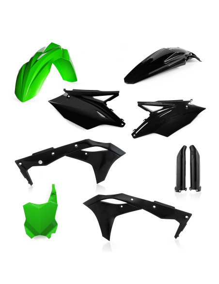 Kit plastiques complet - Noir - ACERBIS Kawasaki 250 KXF 2017