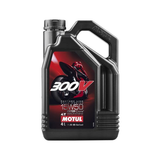 MOTUL 300V 15w50 Factory Line huile moteur 4T 4 litres