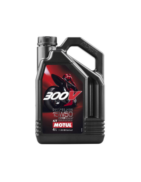 MOTUL 300V 15w50 Factory Line huile moteur 4T 4 litres