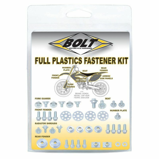 Kit vis plastiques BOLT Suzuki 250 RMZ 2007-2009