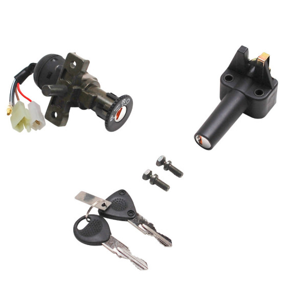 Contacteur à clé MBK 50 Booster / Yamaha 50 BW's 1990-2002 (avec serrure de selle - premium)
