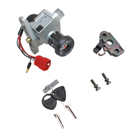 Contacteur à clé MBK 50 Ovetto / Yamaha 50 Neo's 2003-2007 (avec serrure de selle - premium)