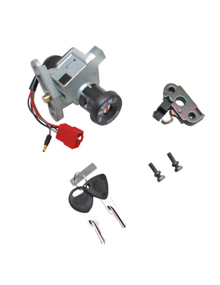 Contacteur à clé MBK 50 Ovetto / Yamaha 50 Neo's 2003-2007 (avec serrure de selle - premium)