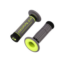 Poignées DOPPLER Grip 3D Gris / Noir / Jaune fluo