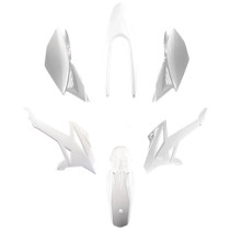 Kit carénages 50 à boite Beta 50 RR après 2012 Blanc (6 pièces)