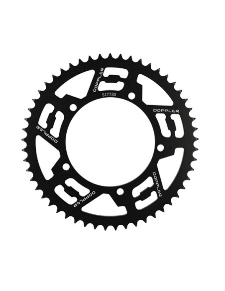 Couronne aluminium 428 53 dents DOPPLER Sherco SM Noir