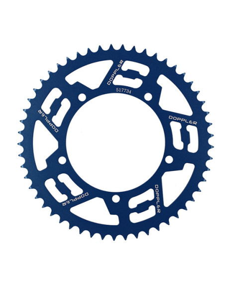 Couronne aluminium 428 53 dents DOPPLER Sherco SM Bleu