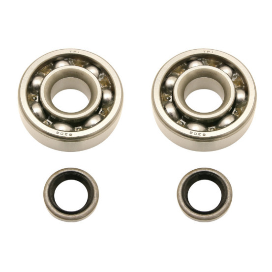 Kit roulements de vilebrequin acier TPI 6302QR (16x42x13) + joints spi MBK/Motobécane AV7/AV10