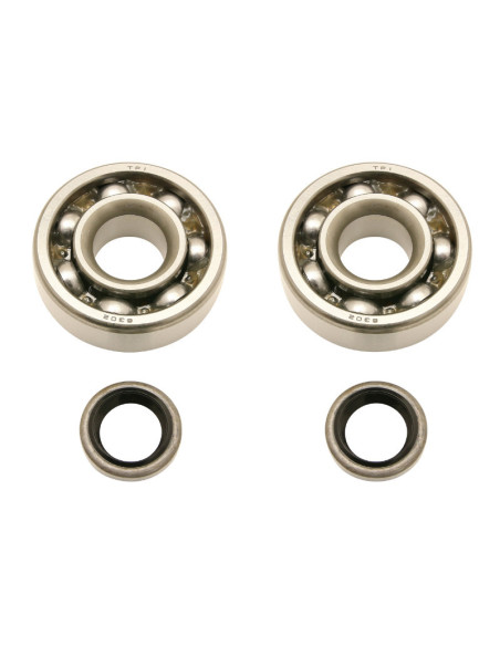 Kit roulements de vilebrequin acier TPI 6302QR (16x42x13) + joints spi MBK/Motobécane AV7/AV10