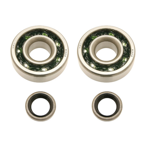 Kit roulements de vilebrequin polyamide TPI 6302QR (16x42x13) + joints spi MBK/Motobécane AV7/AV10