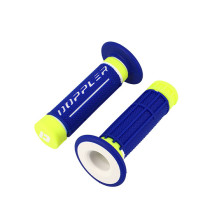 Poignées DOPPLER Grip 3D Bleu / Blanc / Jaune fluo