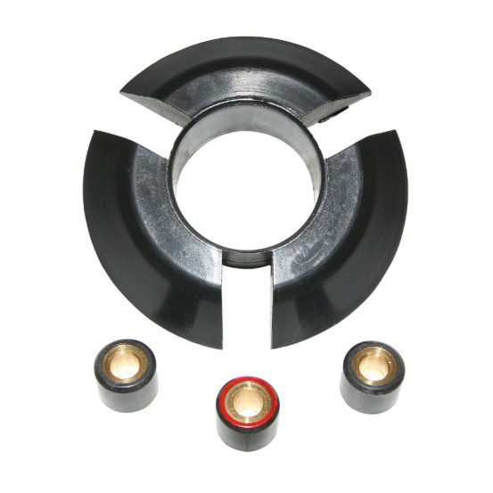 Cage de variateur à galets MBK/Motobécane 51 (livré avec 3 galets)