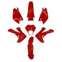 Kit carénages 50 à boite Rieju 50 MRT/MRT SM/Pro/Enduro 2009-2021 Rouge brillant