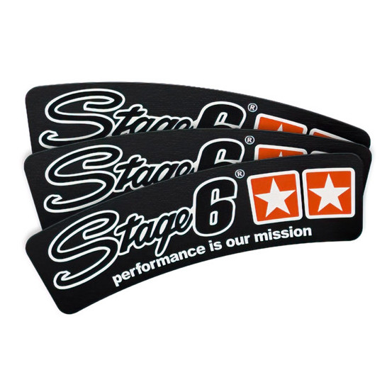 Autocollants STAGE6 (78.9x24mm - pour pneu universel)