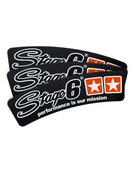Autocollants STAGE6 (78.9x24mm - pour pneu universel)