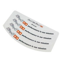 Autocollants de jantes STAGE6 Blanc (10 pouces)
