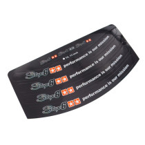 Autocollants de jantes STAGE6 Noir (12 / 13 pouces)