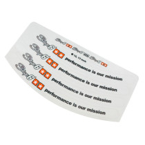 Autocollants de jantes STAGE6 Blanc (12 / 13 pouces)