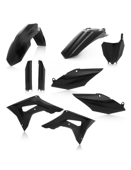 Kit plastiques complet - Noir - ACERBIS Honda 250 CRF-R 2018 450 CRF-R 2017-2018