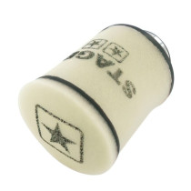 Filtre à air STAGE6 Racing SMALL double mousse rond Blanc (Diam. 70mm)