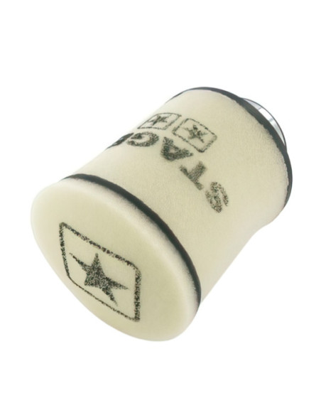 Filtre à air STAGE6 Racing SMALL double mousse rond Blanc (Diam. 70mm)