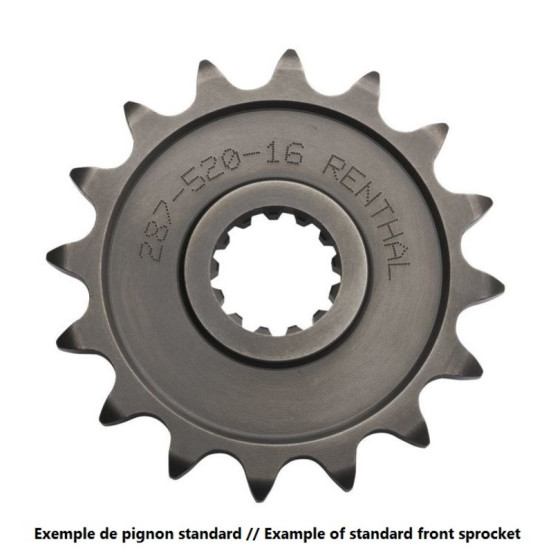 Pignon de sortie Boîte RENTHAL 125 CR, WR 1995-1996 13 dents