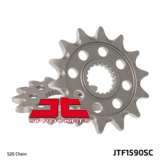 Pignon acier anti-boue JT - 14 dents - Pas 520 - GASGAS 250cc YAMAHA 125 / 250cc