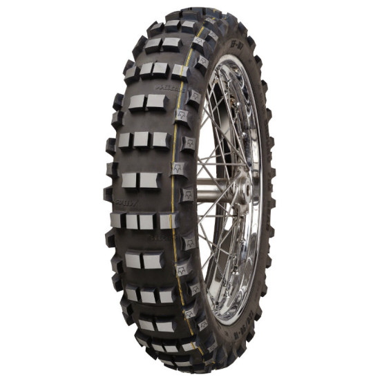 Pneu Arrière enduro MITAS EF-07 120/90-18 71R TT FIM Super jaune