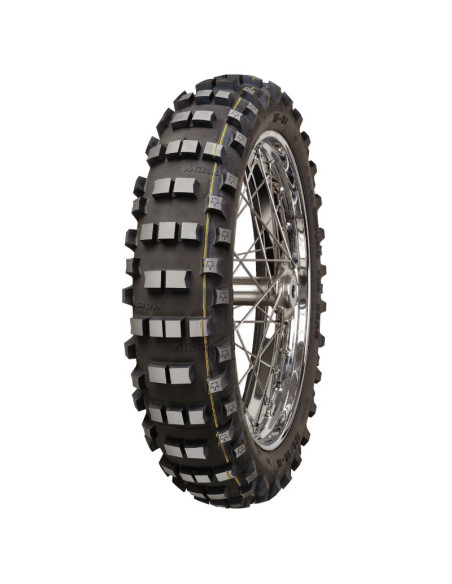 Pneu Arrière enduro MITAS EF-07 120/90-18 71R TT FIM Super jaune