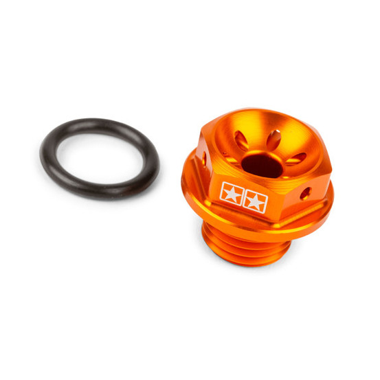 Bouchon d'huile scooter STAGE6 Booster / BW'S / Nitro / Aerox / Stunt / Slider / Ovetto - Orange