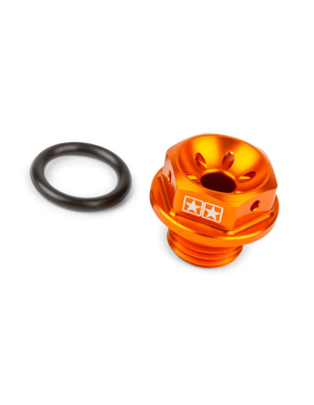 Bouchon d'huile scooter STAGE6 Booster / BW'S / Nitro / Aerox / Stunt / Slider / Ovetto - Orange
