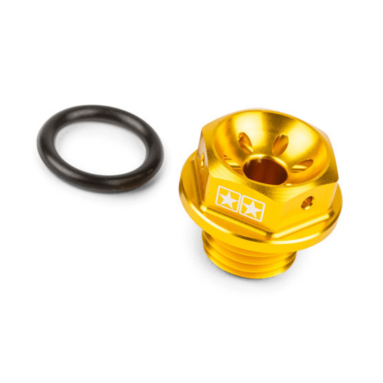 Bouchon d'huile scooter STAGE6 Booster / BW'S / Nitro / Aerox / Stunt / Slider / Ovetto - Jaune
