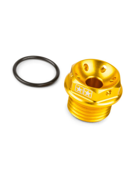 Bouchon d'huile mécaboite STAGE6 Derbi Euro 2 / Euro 3 / Euro 4 - Jaune